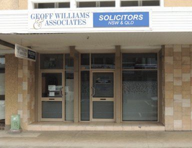 The Geoff Williams & Associates shopfront on Bay Street, Tweed Heads